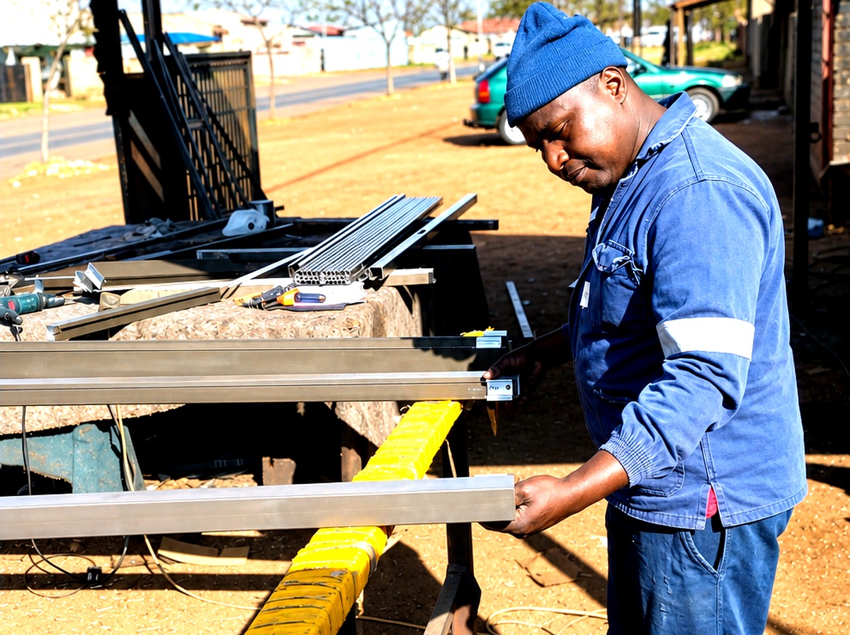 Worker on the factory floor
