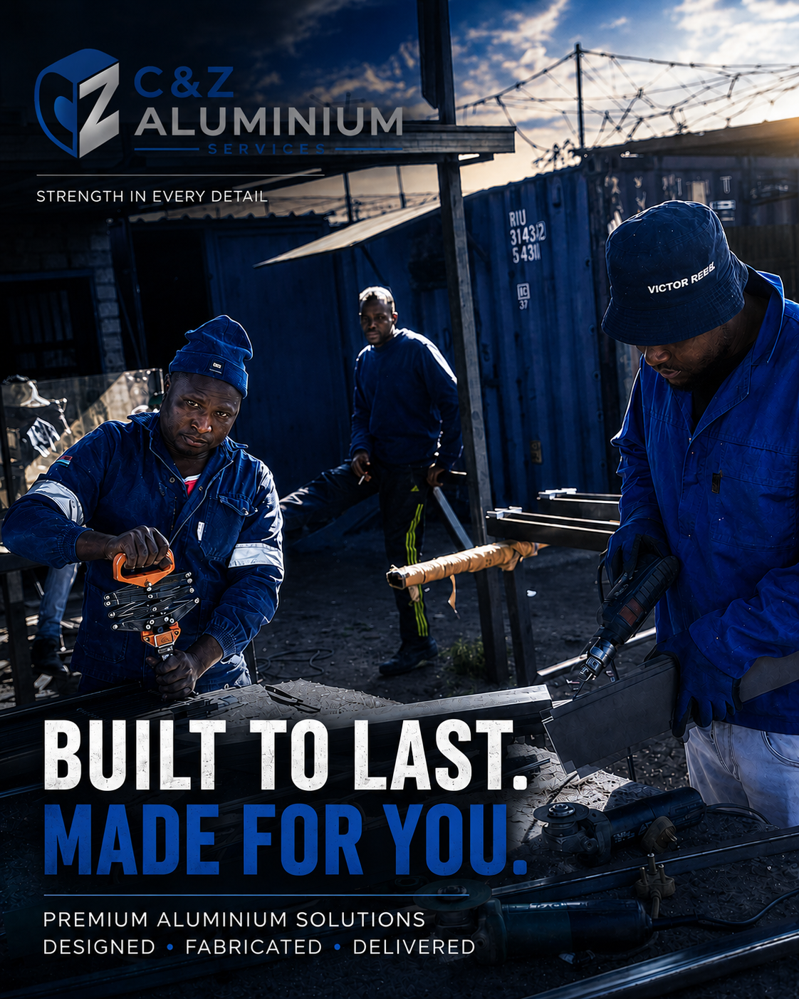 C&Z Aluminium Services team